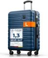 Produktbild: Travely Polycarbonat Koffer Groß 67cm L - 60L Innenvolumen - sehr robuster Hartschalenkoffer mit sanften Rollen & TSA Schloss, Reisekoffer, Handgepäck Koffer, Reisekoffer mit Rollen