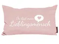 Produktbild: MAGMA Kissen Lieblingsmensch, 30 x 50 cm Altrosé 63150 053