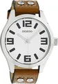 Produktbild: Oozoo Armbanduhr Basic Line mit Lederband 47 MM Weiß/Cognac C1051