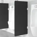 Produktbild: Urinal-Trennwand Wandmontage Schwarz 90x40 cm Hartglas