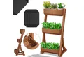 Produktbild: KESSER Hochbeet, mit Etagen Premium Blumenkasten Blumentreppe Gemüsebeet Blumenbeet