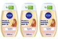 Produktbild: ✅ Nivea Baby Pflegeöl Babyöl Babypflege Massageöl Mandelöl Vitamin E 3x 200ml ✅