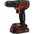 Produktbild: Black+decker Werkzeug - 18V Akku-Bohrschrauber, 1x 1,5 Ah Li-Ion Akku, Ladegerät BDCDC18-QW