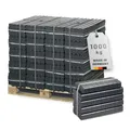 Produktbild: Rekord® Braunkohlebriketts 1.000 kg (40x25 kg Gebinde) auf Palette – Kaminbriketts mit hohem Heizwert & Langer Brenndauer – Qualitäts–Braunkohle für Kamine & Dauerbrandöfen – Gluthalter Briketts