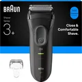 Produktbild: Braun Series 3 3000S Folienschaber Grau Akku NiMH 30 Min Laufzeit 1 Rasierkopf