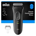 Produktbild: Braun Series 3 3000 Black/Grey Elektrorasierer