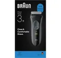 Produktbild: Braun Insektenstichheiler 3000 Series 3 Trocken-Nass Rasierer schwarz/grau Elektrorasierer, Akkubetrieb, Akkubetrieb