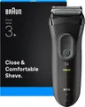Produktbild: BRAUN Series 3+ 3000s Elektrorasierer Trimmer wasserdicht schwarz/grau B-Ware