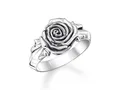 Produktbild: Thomas Sabo Ring TR2487-637-21-56 - Rose Silber - Midnight Rose - Gr. 56