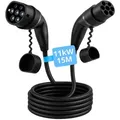 Produktbild: Loady Typ 2 Ladekabel für Elektroauto – 11 kW - 15 Meter - 3-phasig - 16A - Modus 3