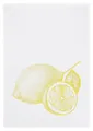 Produktbild: 17;30 HOME Geschirrtuch weiß, Zitrone in gelb