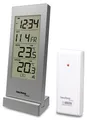 Produktbild: Technoline WS 9767, Silber, Innen-Thermometer, Außen-Thermometer, Thermometer, Thermometer, F, °C, Akku