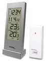 Produktbild: techno line Wetterstation WS9767 von jetzt auch in silber mit Außentemperatur...