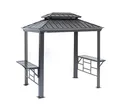 Produktbild: Sojag Aluminium Grillpavillon Messina 68 | Anthrazit | 179x292x262 cm