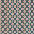 Produktbild: Retro Kreis Tapete Geometrisch Blau Rot AS Creation 39537-1 Punkte Wand Cover
