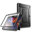 Produktbild: SUPCASE Hülle für iPad Pro 12.9 Zoll 2022 / 2021 / 2020 (6th/5th/4th) Bumper Case 360 Grad Schutzhülle Support Apple Pencil Laden [Unicorn Beetle PRO] mit Displayschutz und Ständer (Schwarz)