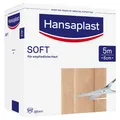 Produktbild: Hansaplast Soft Wundpflaster 6 cm x 5 m, 1 Stück