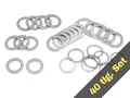 Produktbild: Passscheiben Set 10x16mm 40tlg. DIN988 - 0,1mm - 0,2mm - 0,3mm - 0,5mm Edelstahl