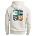 Produktbild: Neverless Hoodie Hoodie Backprint Herren Surfer Style Rückenaufdruck Icons Maritim beige L