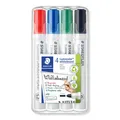 Produktbild: Whiteboard-Marker Lumocolor Rundspitze ca. 2 mm Linienbreite Set mit 4 Farben...