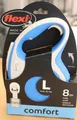 Produktbild: Flexi Hundeleine New Comfort blau, Gr.L Gurt  Automatikleine - NEU- 2.0 17115 S8