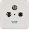 Produktbild: TechniSat Durchgangsdose RV 600-10 | Sat-Durchgangsdose, 10 dB Auskoppeldämpfung