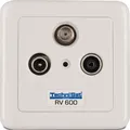 Produktbild: TechniSat SAT-Durchgangsdose RV600-10 Antennsteckdosen 0000/3180