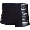 Produktbild: Aquarti Badehose Aquarti Herren Badehose Kurz Sportlich Streifen grau|schwarz XXL