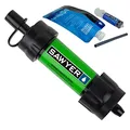 Produktbild: Sawyer Mini PointONE Wasserfilter Outdoor Notversorgung enfernt 100% Mikroplastik und 99,99999%* Aller Bakterien (Grün)