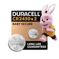Produktbild: Duracell CR2450 Knopfzellen (2 Stück), CR 2450 Lithium-Knopfzellen 3 V