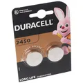 Produktbild: Duracell Batterie Lithium, Knopfzelle, CR2450, 3V Electronics, Retail Blister (2