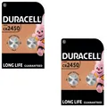 Produktbild: 2 x Duracell CR2450 2er Blister 3V Lithium