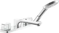 Produktbild: hansgrohe AXOR Urquiola 4-Loch Fliesenrandarmatur, Ausladung 198mm, 11445000,