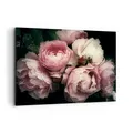 Produktbild: ARTTOR Wandbilder Dekoration Wohnzimmer Pfingstrose Blume Bilder auf Leinwand 120x80cm Leinwandbild Schlafzimmer Küche Deko Wand Kunstdruck Art Groß XXL Wanddeko Bild Wall Decor Canvas AA120x80-3930
