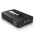 Produktbild: CSL externe USB Soundkarte 7.1 Surround Stereo Audio Adapter Schwarz