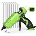 Produktbild: Klebepistole 60/100W Profi Heißklebepistole Dual Power mit 20 Stück Klebestic...
