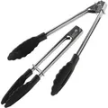 Produktbild: Chefkoch trifft Fackelmann Servierzangen mini, 18cm, 2 Stück 23201