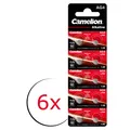 Produktbild: Camelion AG4 LR626 LR66 177 Knopfzellen Batterien Alkaline 1,5V 6x 10er Blister