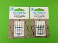 Produktbild: 10 x Schmetz Nadel- Stretch Nadeln für Nähmaschinen Stärke 75 Flachkolben Nadel