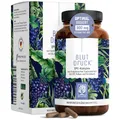 Produktbild: NATURTREU® OPC Traubenkernextrakt hochdosiert 900mg Extrakt mit Q10, Kalium & schwarzem Knoblauch - Französische Trauben vegan - 90 Traubenkernextrakt OPC Kapseln hochdosiert.