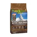 Produktbild: Wildborn Active Highlands 1 x 12 kg Hundefutter für aktive Hunde, getreidefrei mit 92% tierischem Eiweiß* | sensitives Hundefutter für aktive Hunde Made in Germany
