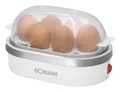 Produktbild: 4004470616866 Bomann EK 5022 CB 6 Eier 400 W Silber, Transparent, Weiß Boman