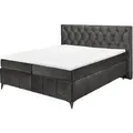 Produktbild: Boxspringbett - espresso - Tonnentaschenfederkern - H2 - 180x200 cm