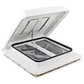 Produktbild: Fiamma Turbo Vent Kurbeldachhaube Polar Control mit Thermostat 40 x 40 für Wohnwagen oder Wohnmobil