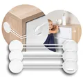 Produktbild: Kindersicherung 3er Pack reer 72040 für Schrank Schublade Weiß Sicherheitsschutz