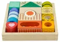 Produktbild: Classic World Holz-Sinnesbausteine sensorisches Spielzeug 15 Stück bunt
