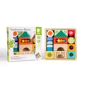 Produktbild: Classic World - Explosionsblock 54174, 18 Blöcke mit Verschiedenen Funktionen, Fördert Feinmotorik und Kreativität, ab 9 Monaten