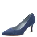 Produktbild: Tamaris Damen Klassische Pumps, Frauen Pumps,TOUCHit-Fußbett,atmungs-aktiv,bequem,bequemlichkeit,breit,daempfung,elegant,breite,Blue,40 EU