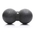 Produktbild: BODYMATE Faszien-DUO-Ball Schwarz, Selbstmassage-Ball für Faszientraining, Durchmesser 8cm Länge 16cm