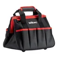 Produktbild: Wiltec Werkzeugtasche 30 x 23 x 25 cm bis 20 kg, Werkzeug Tasche 9 Fächer, Arbeitstasche mit Schultergurt, Transporttasche wasserresistent